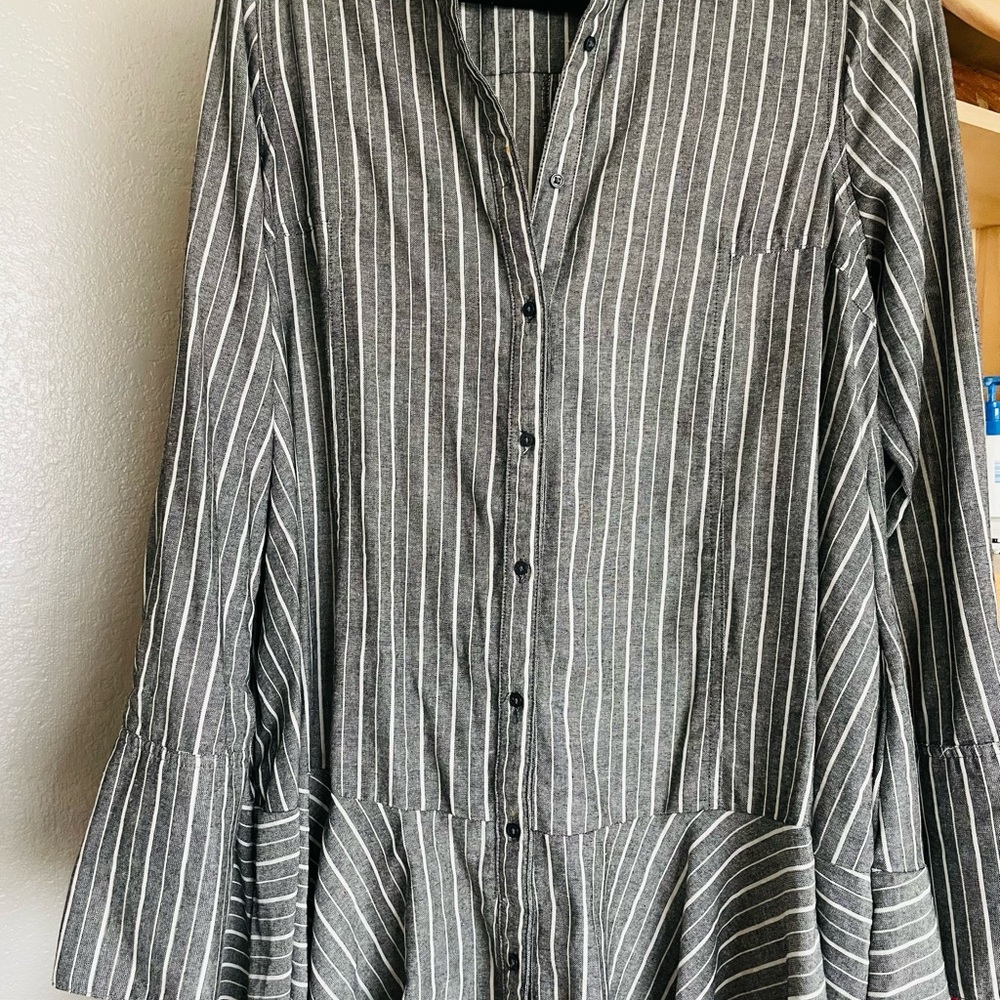 Free People All For You Striped Shirt Dress View 4